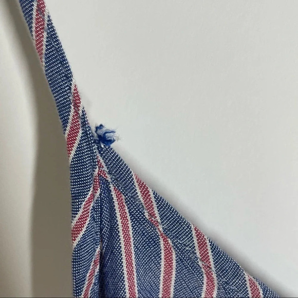 Urban Outfitters BDG Striped Mini Spaghetti Strap Slip Dress Size Medium - Picture 10 of 10